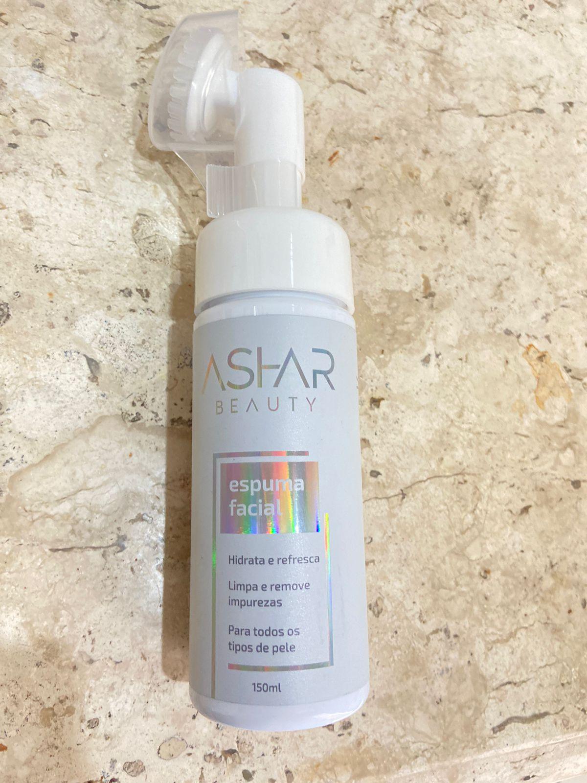 Espuma de Limpeza Facial Ashar Beauty – Limpeza prática, hidratante e anti-idade para sua rotina de skincare - Ashar Beauty