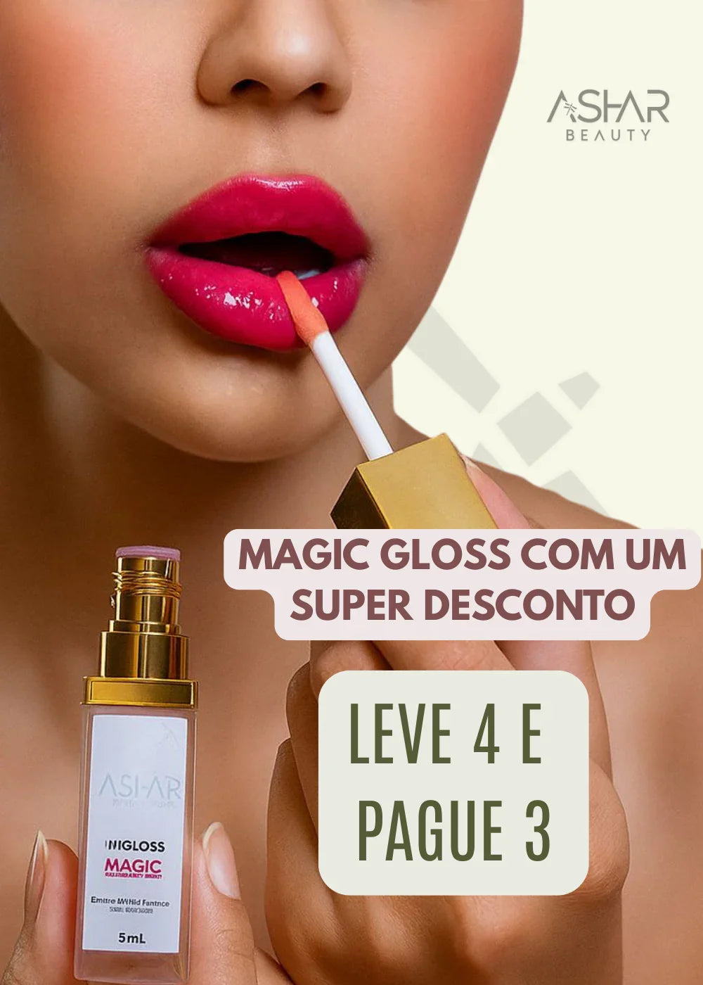 Magic Gloss Ashar Beauty – Brilho que Encanta, Cor que é Só Sua - Ashar Beauty