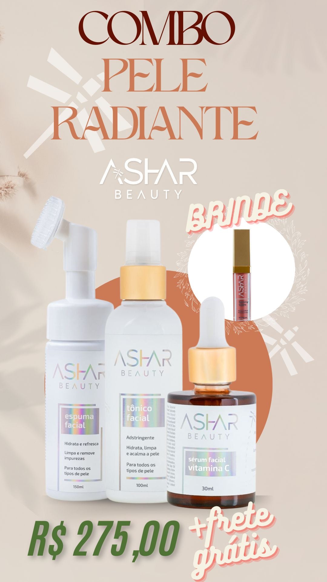 Combo Pele Radiante + Brinde + Frete Grátis